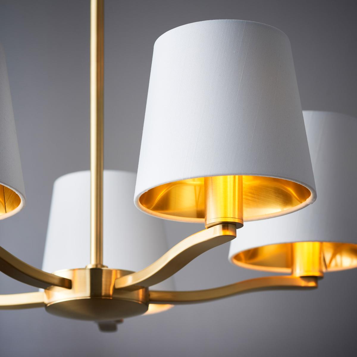 Harvey 5 Pendant Light - Brushed Gold – image 4