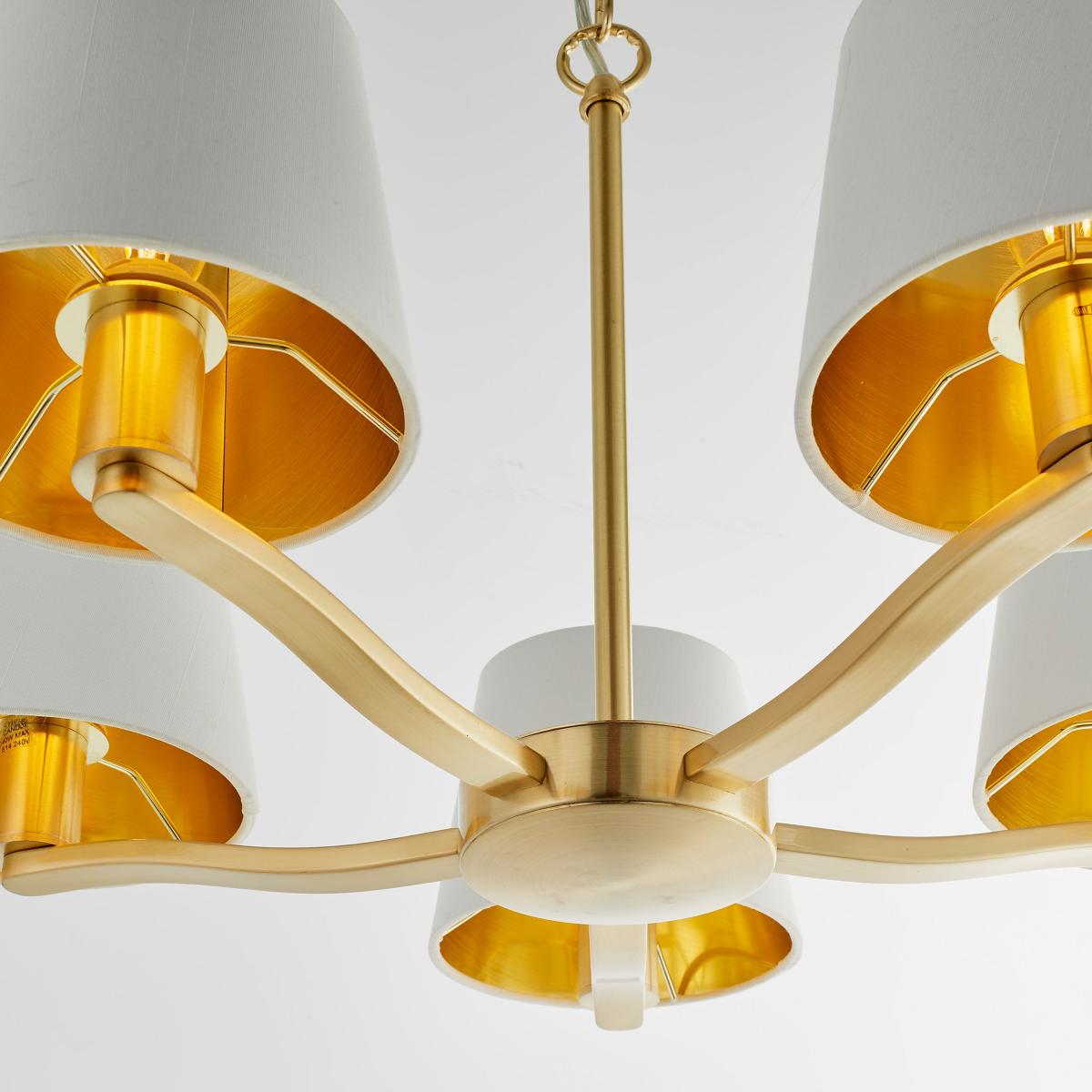 Harvey 5 Pendant Light - Brushed Gold – image 5