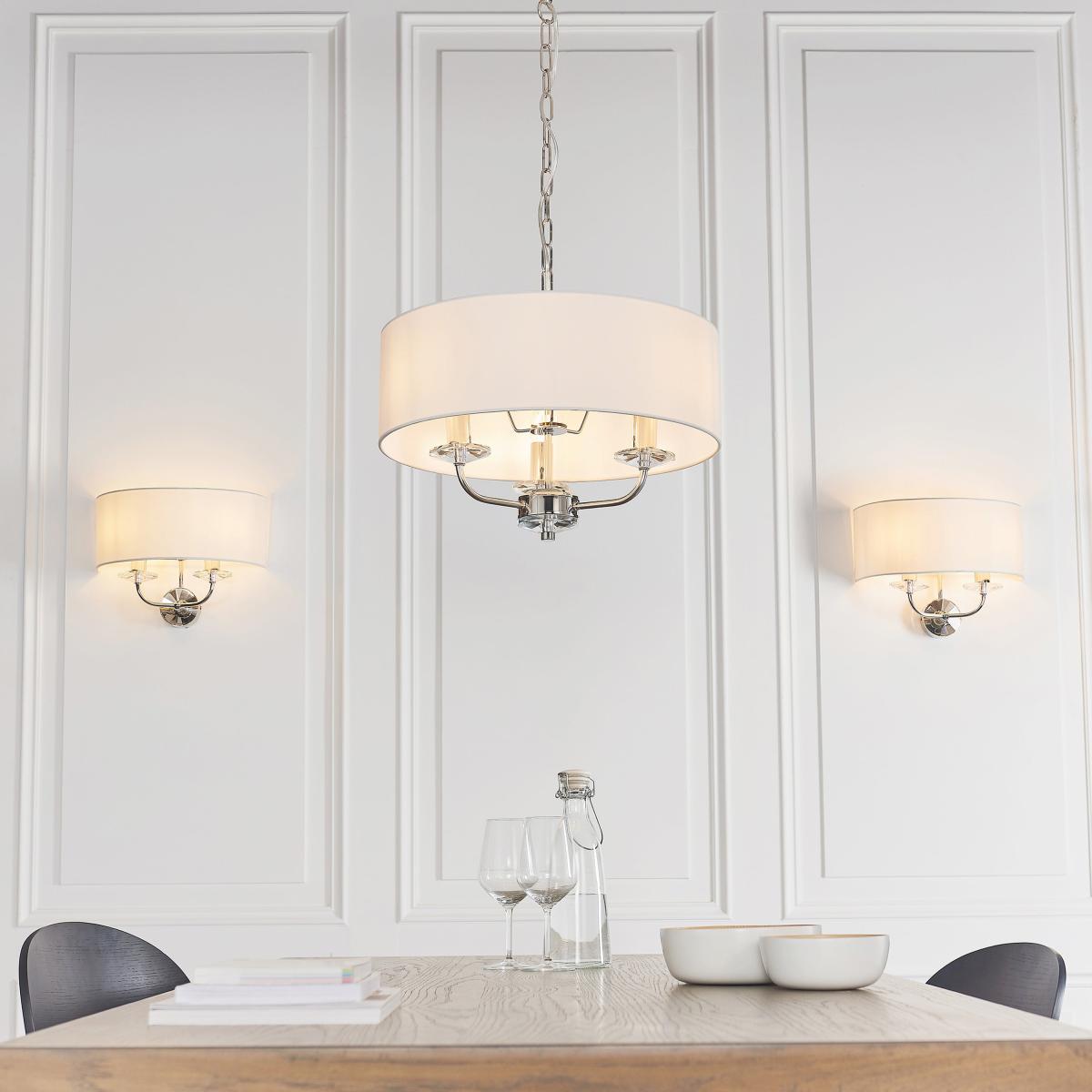 Nixon 3 Pendant Light - Bright Nickel – image 3