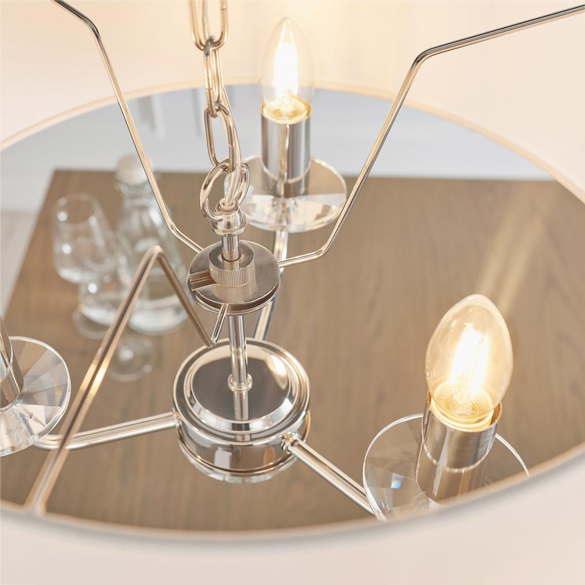 Nixon 3 Pendant Light - Bright Nickel – image 4