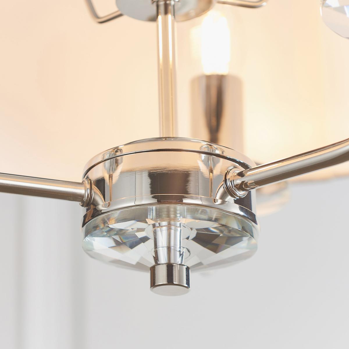Nixon 3 Pendant Light - Bright Nickel – image 8