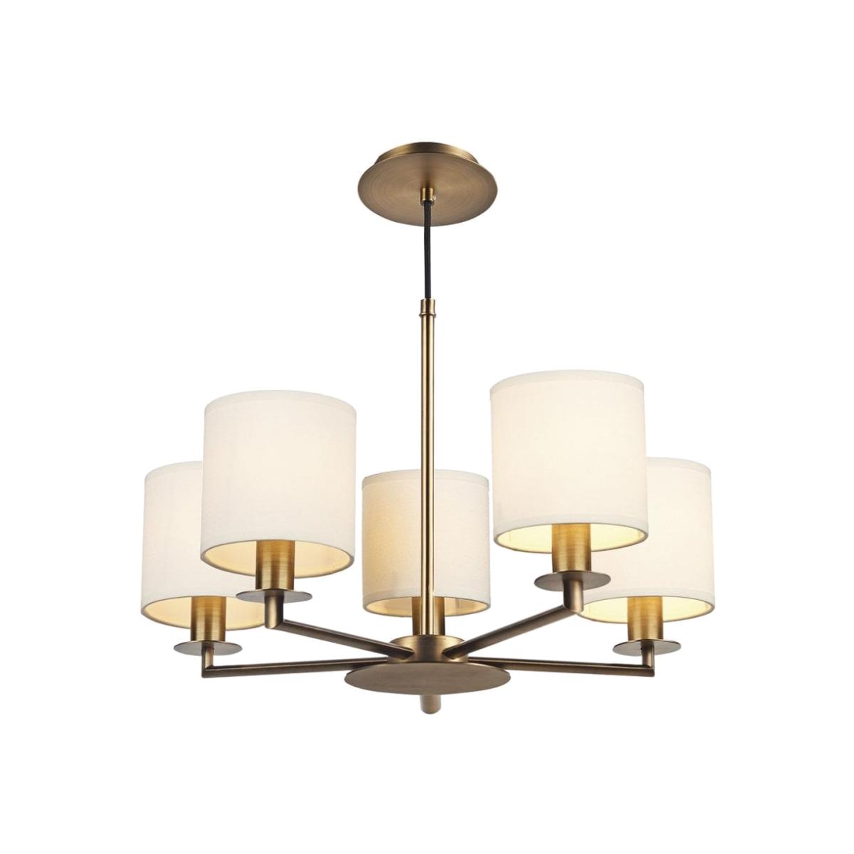 dar lighting Tyl0563 Tyler 5 Light Pendant Dual Mount Bronze