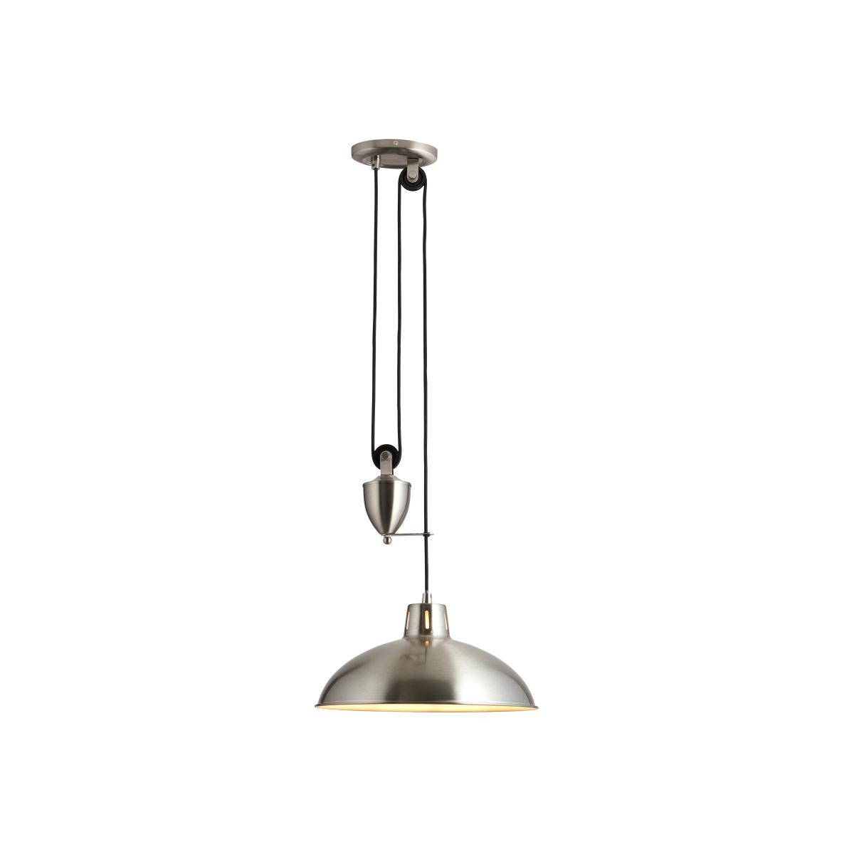 Polka Pendant Light - Satin Nickel