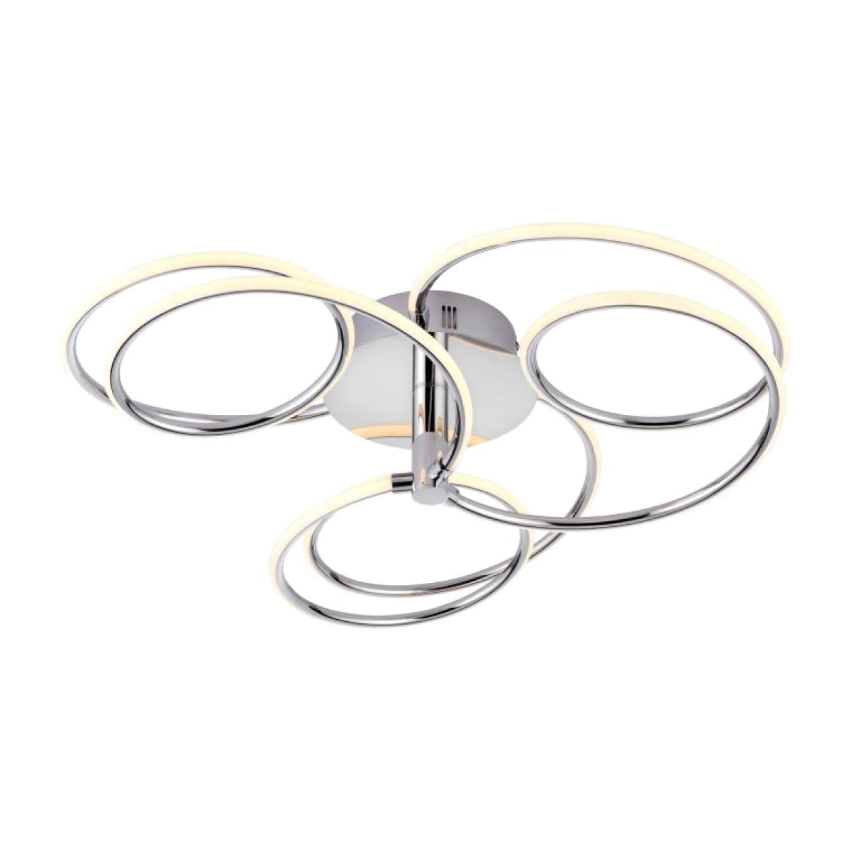 Masindi 1 Light Semi Flush Ceiling Light - Chrome