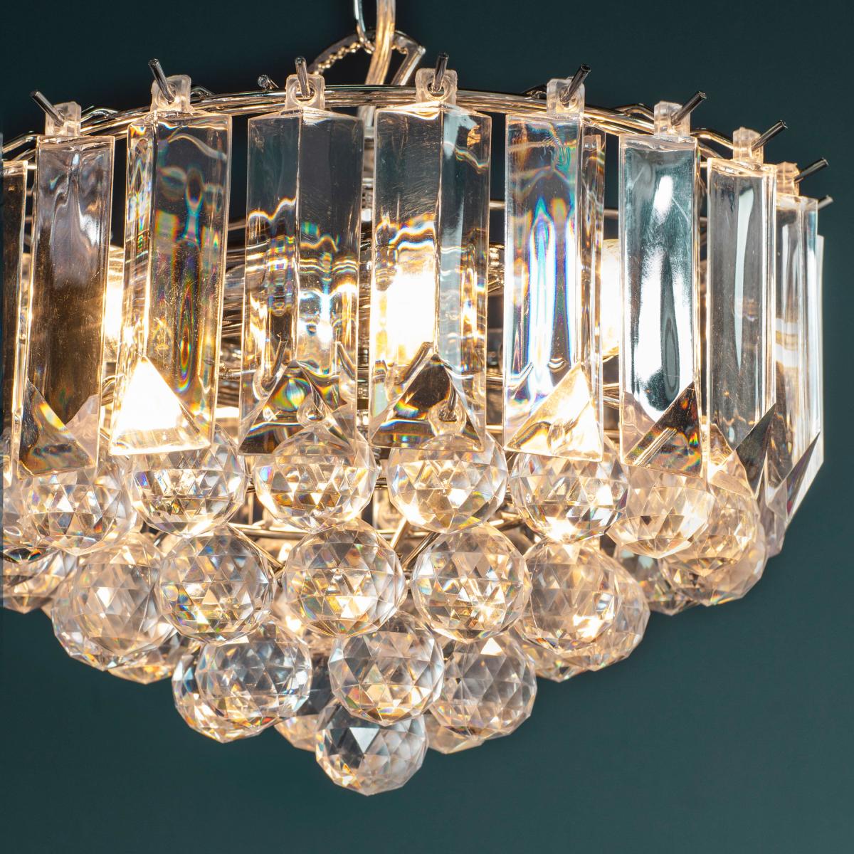 Fargo Small 3 Pendant Light - Chrome – image 3