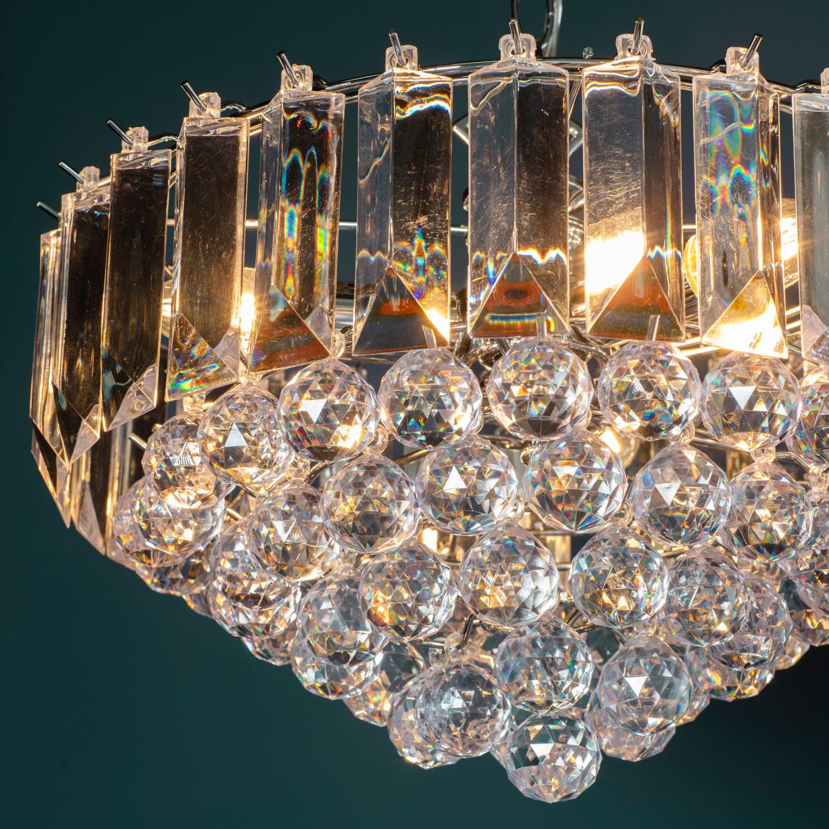 Fargo Small 3 Pendant Light - Chrome – image 4