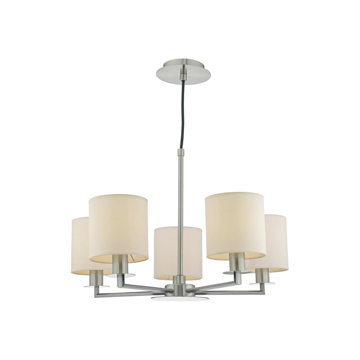 dar lighting Tyl0538 Tyler 5 Light Pendant Satin Nickel