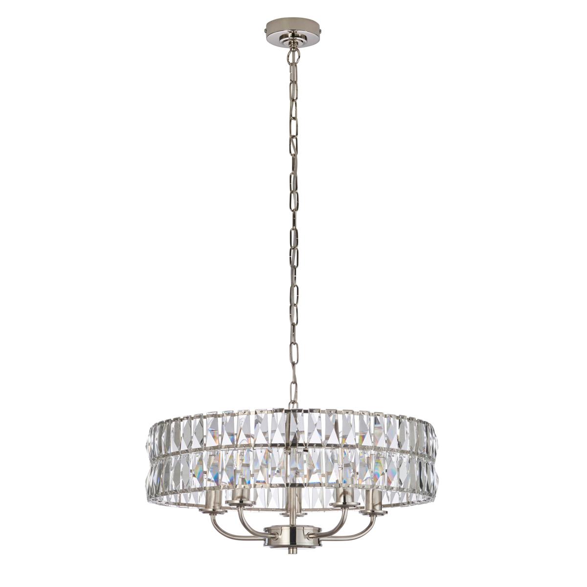 Clifton 5 Pendant Light - Bright Nickel – image 2