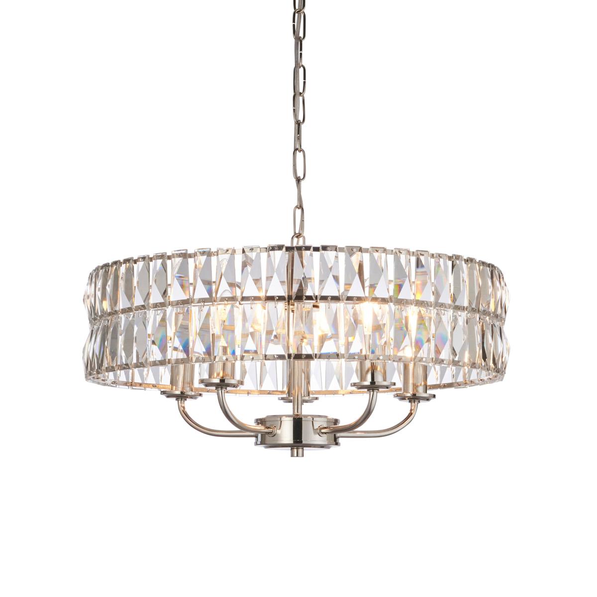 Clifton 5 Pendant Light - Bright Nickel – image 7