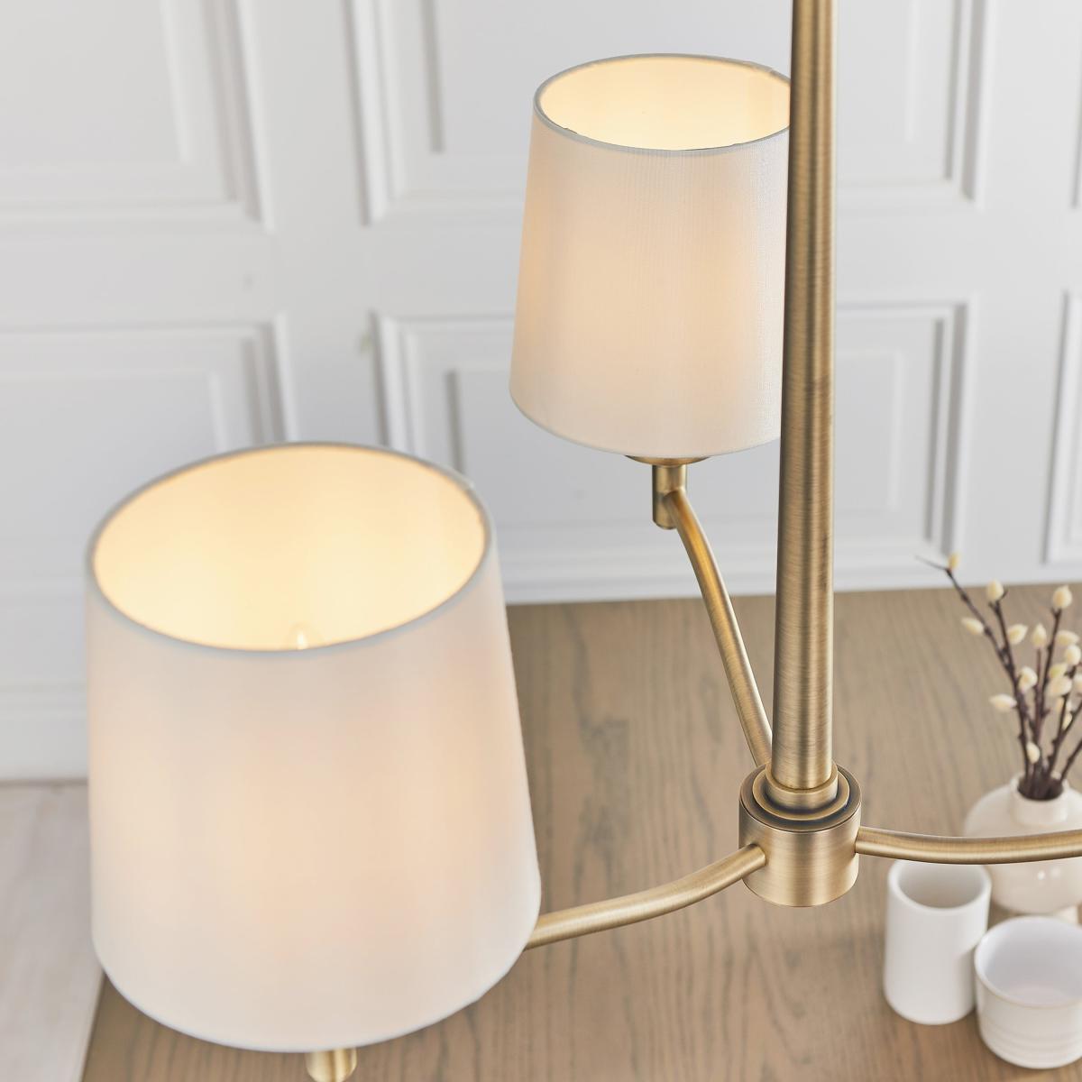 Ortona 3 Pendant Light - Antique Brass – image 3