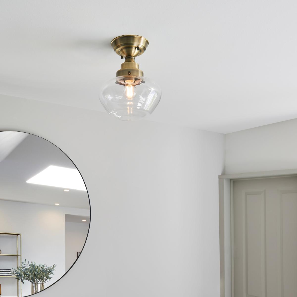 Camberley Ceiling Light - Antique Brass – image 3