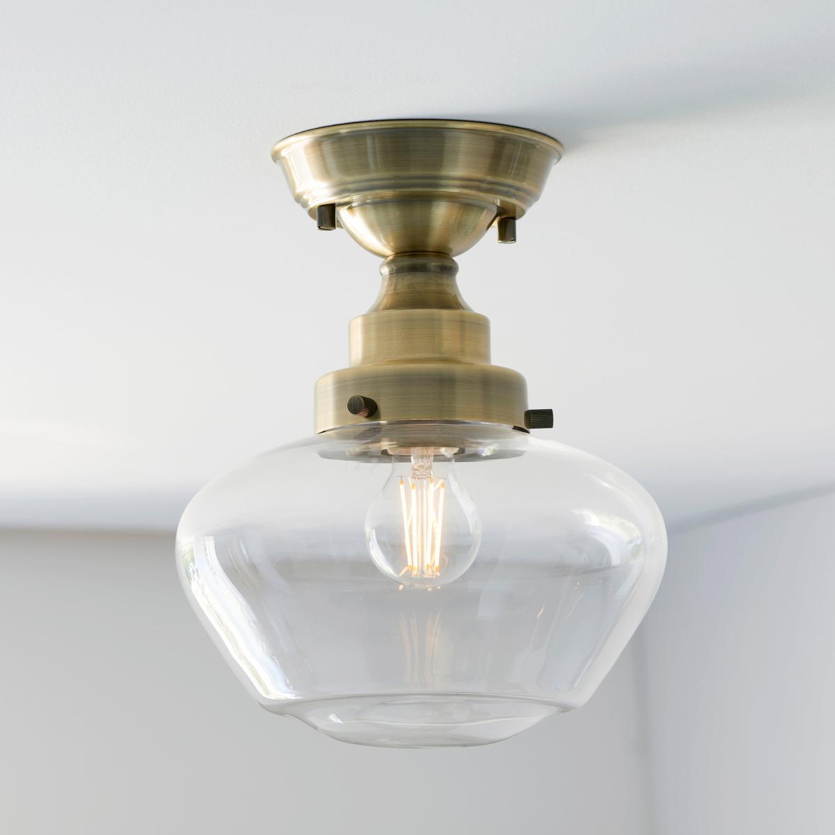 Camberley Ceiling Light - Antique Brass – image 1