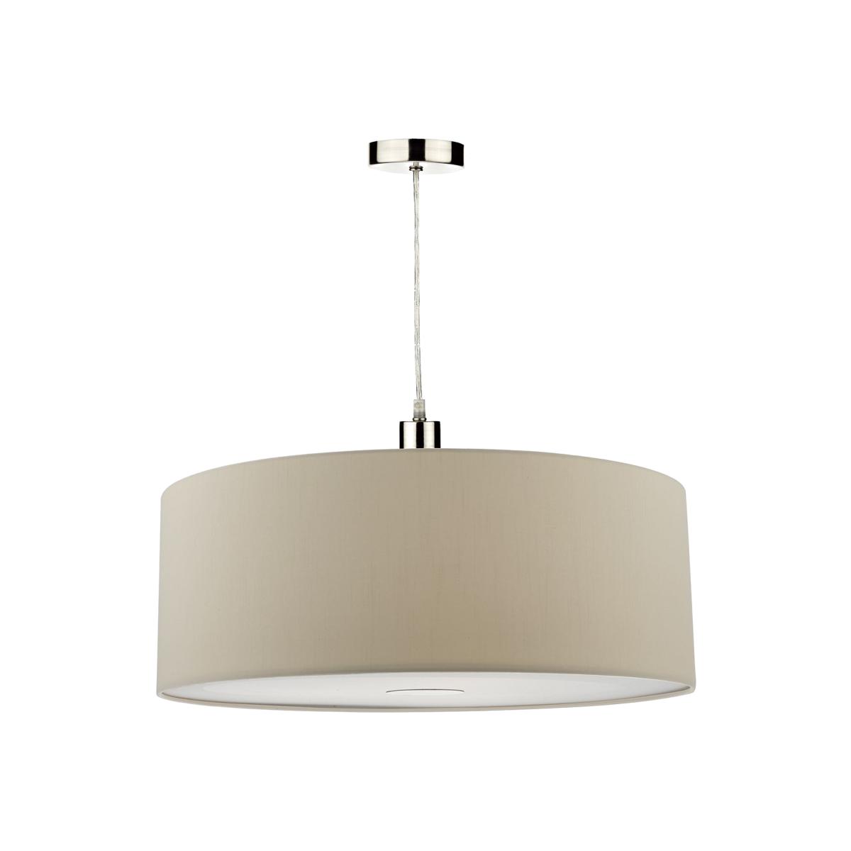 dar lighting Ron8629 Ronda 60cm Easy Fit Pendant Ecru