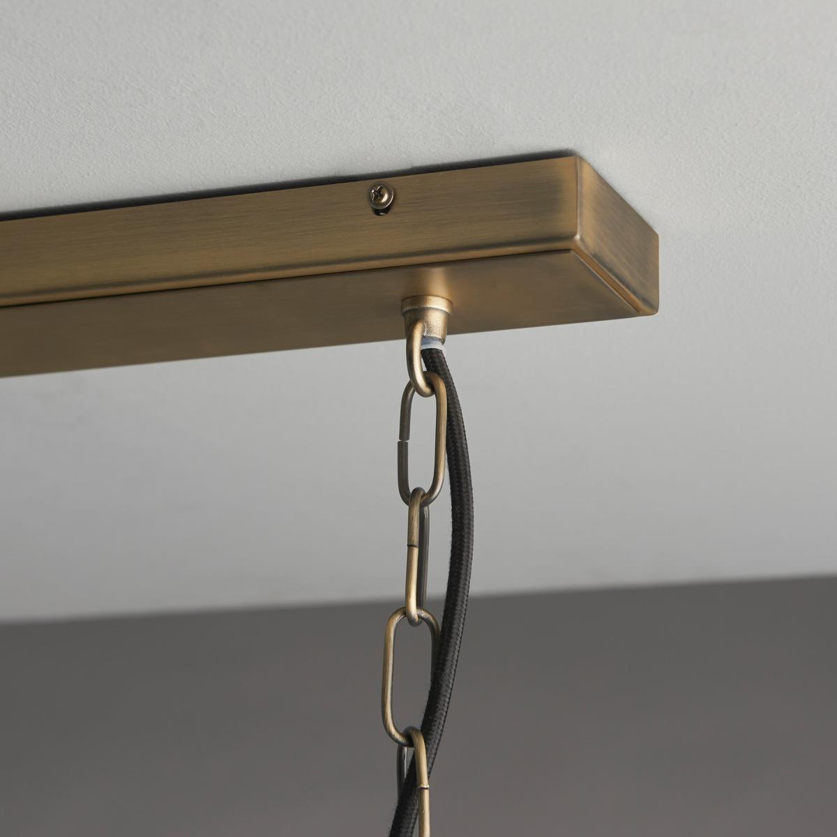 Hurst 3 Pendant Light - Antique Brass – image 6