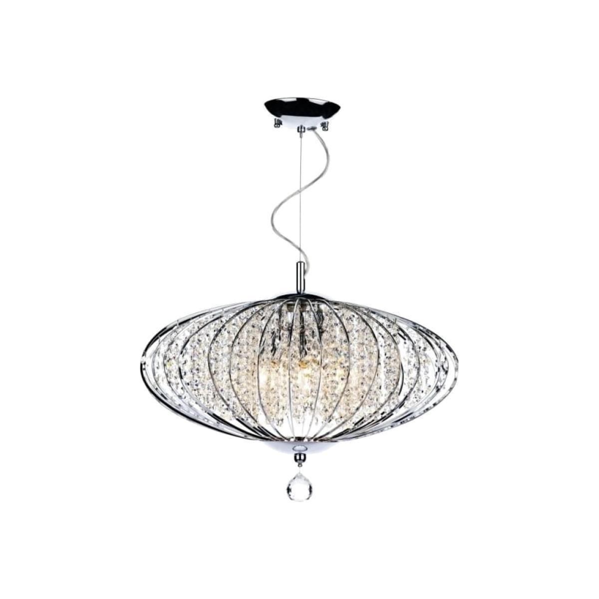 Dar Lighting ADR0550 Adriatic 5 Light Pendant Polished Chrome