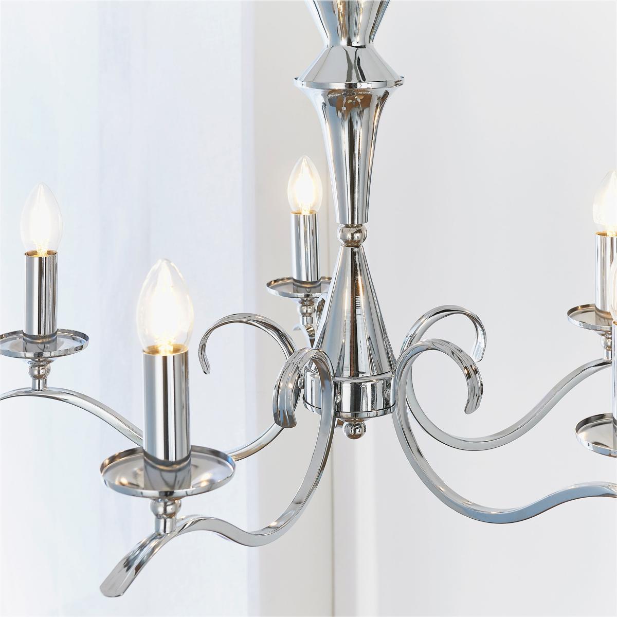 Kora 5 Pendant Light - Chrome – image 3