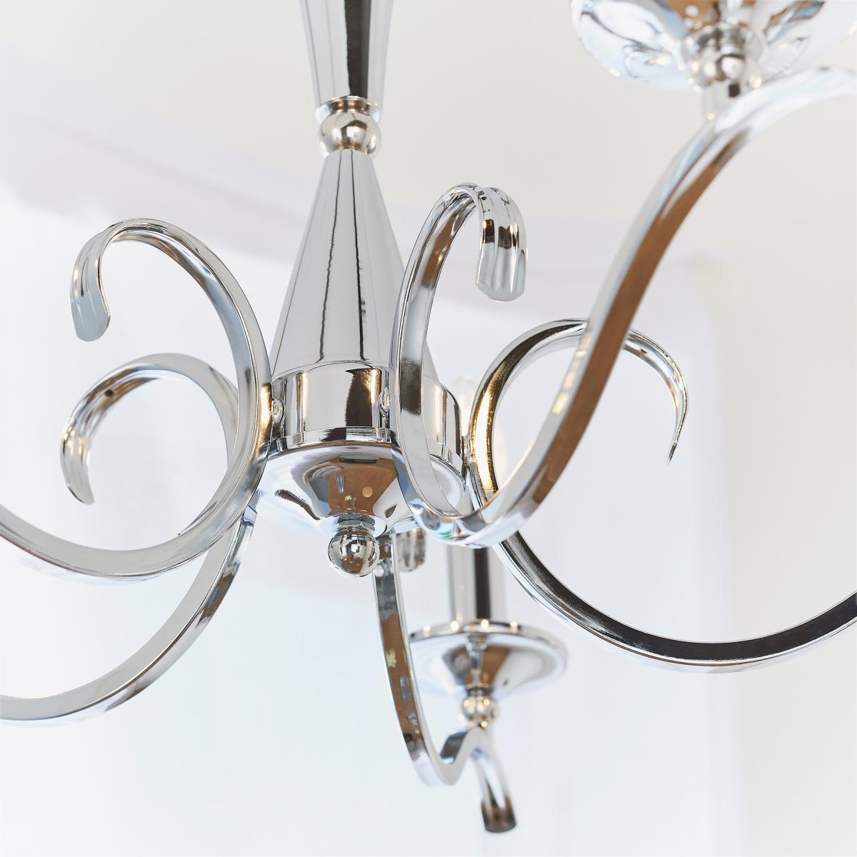 Kora 5 Pendant Light - Chrome – image 4