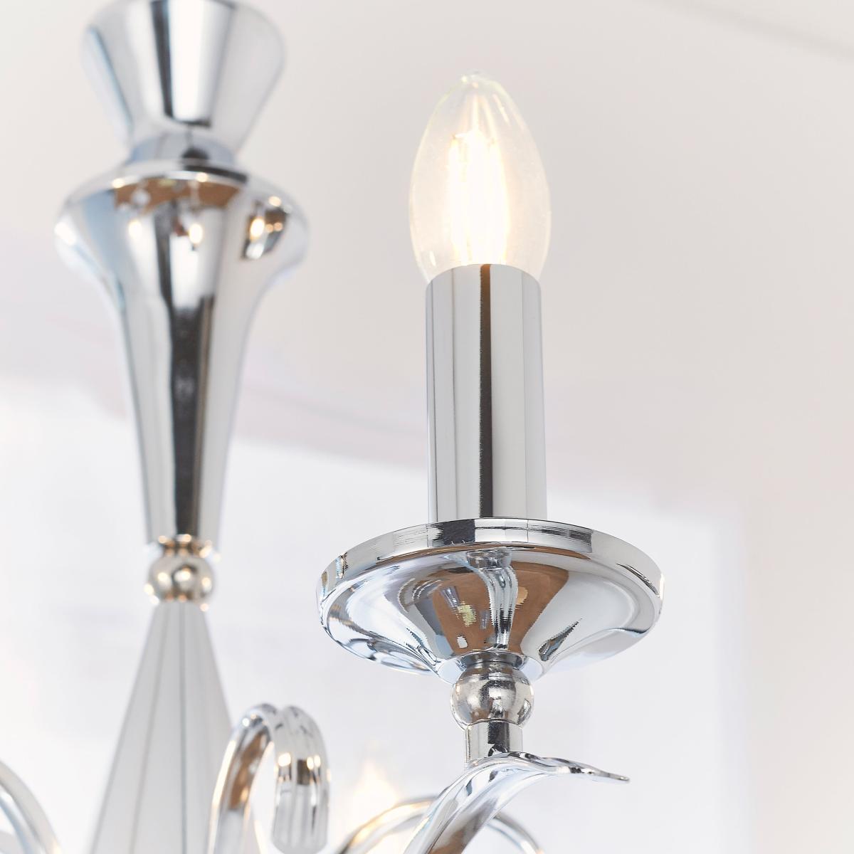 Kora 5 Pendant Light - Chrome – image 7