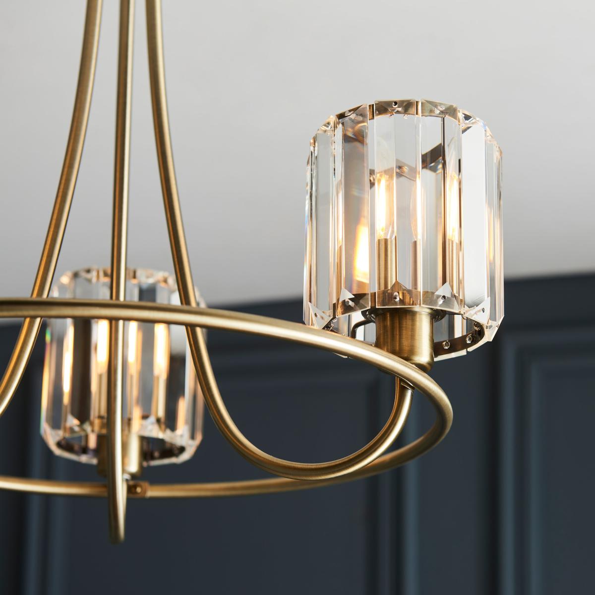 Berenice 3 Ceiling Light - Antique Brass – image 6