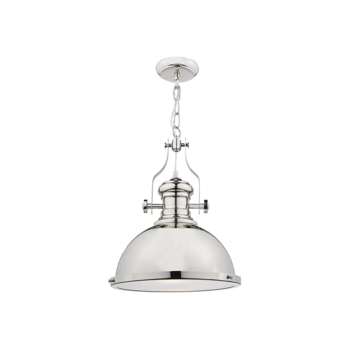 Dar Lighting ARO0138 Arona 1lt Pendant Polished Chrome