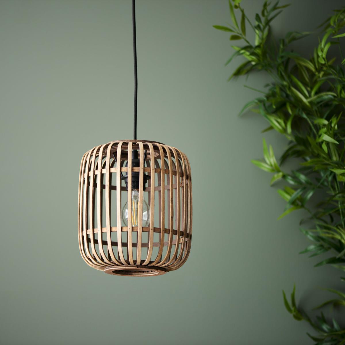 Mathias Bamboo Pendant Light - Natural – image 3