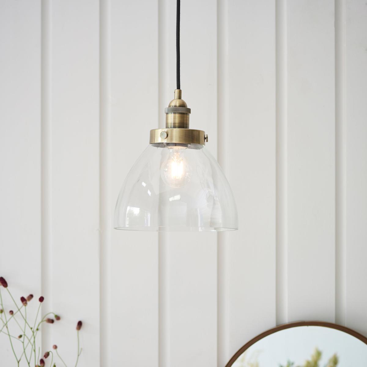 Hansen Pendant Light - Antique Brass – image 1