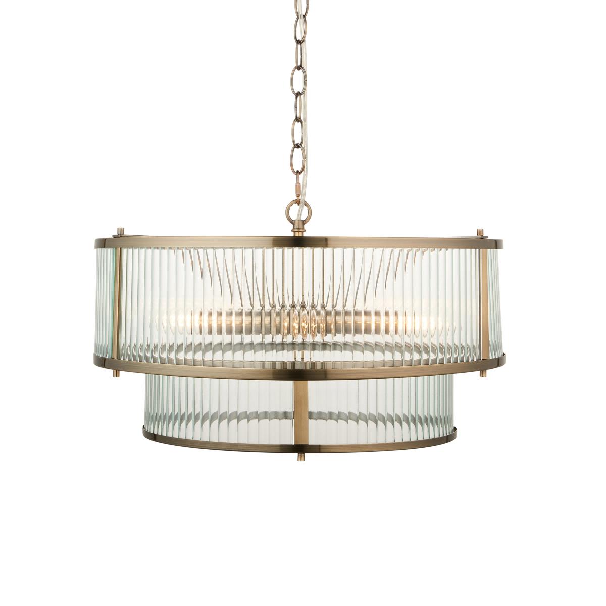 Ridgeton 5 Pendant Light - Antique Brass – image 2