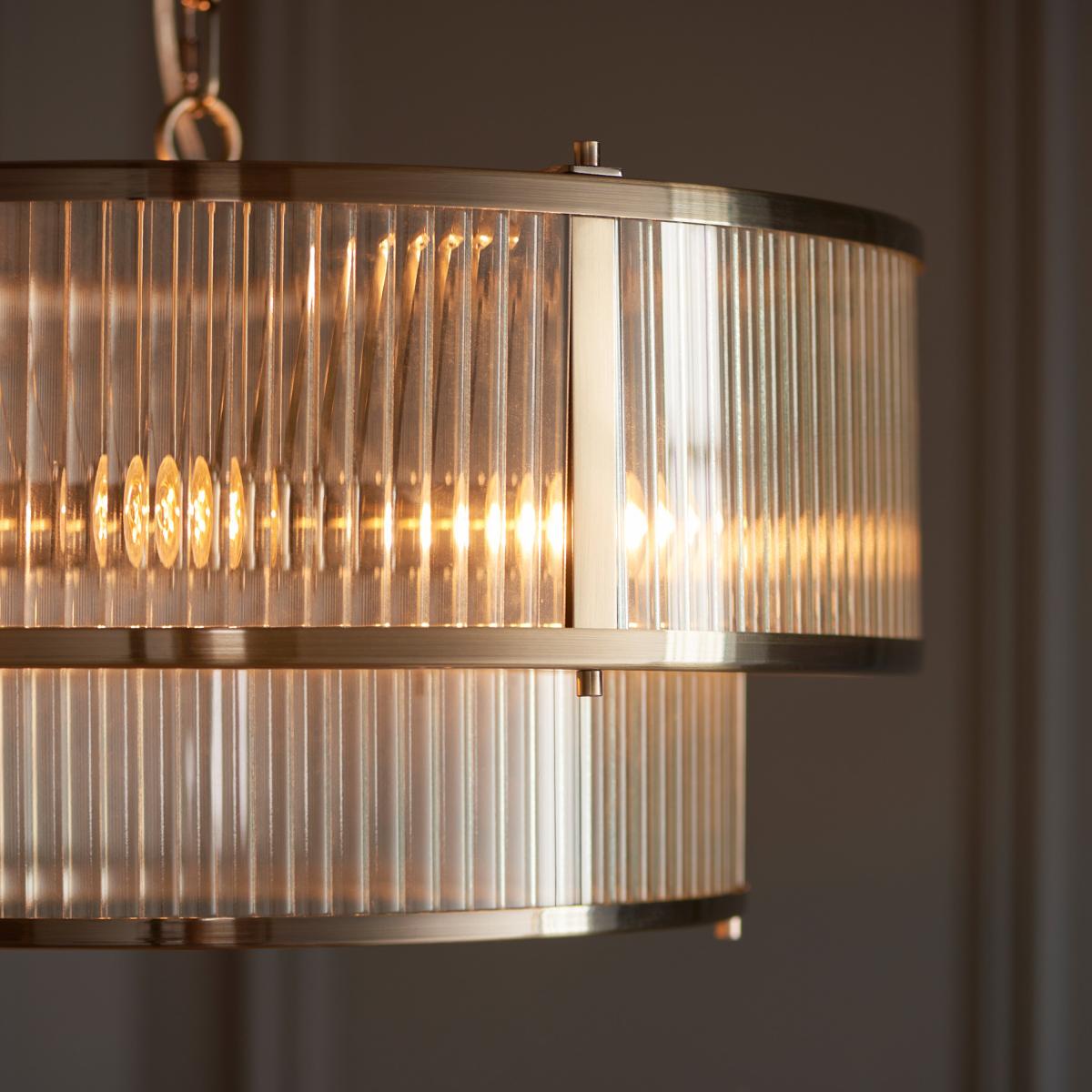 Ridgeton 5 Pendant Light - Antique Brass – image 3