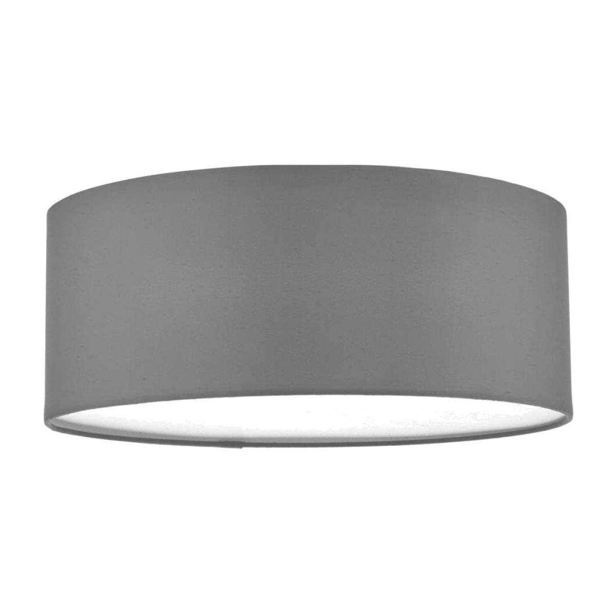 dar lighting CIE5239 Cierro 3 Light Flush Grey 40cm