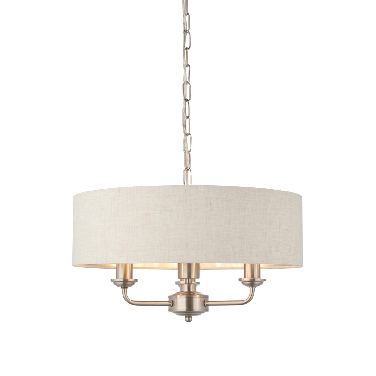 Highclere 3 Pendant Light - Chrome – image 2