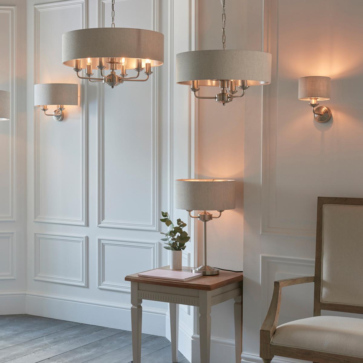 Highclere 3 Pendant Light - Chrome – image 4
