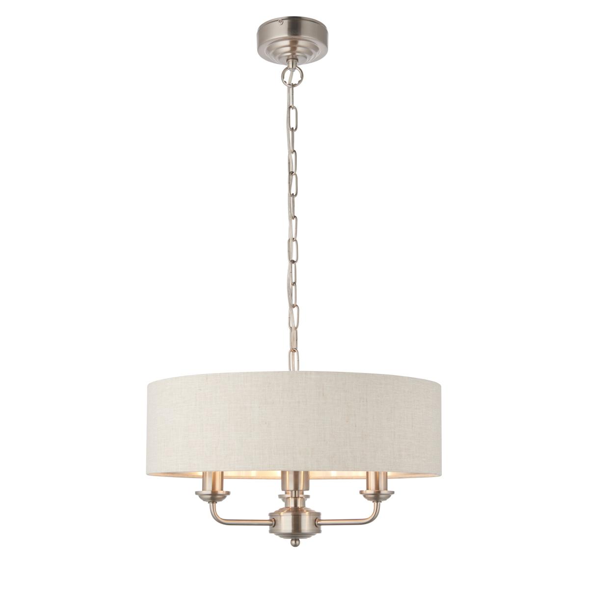 Highclere 3 Pendant Light - Chrome – image 7