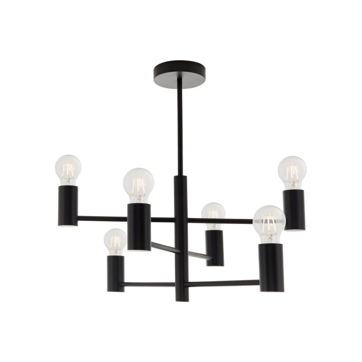 Chivilcoy 6 Light Ceiling Pendant - Black