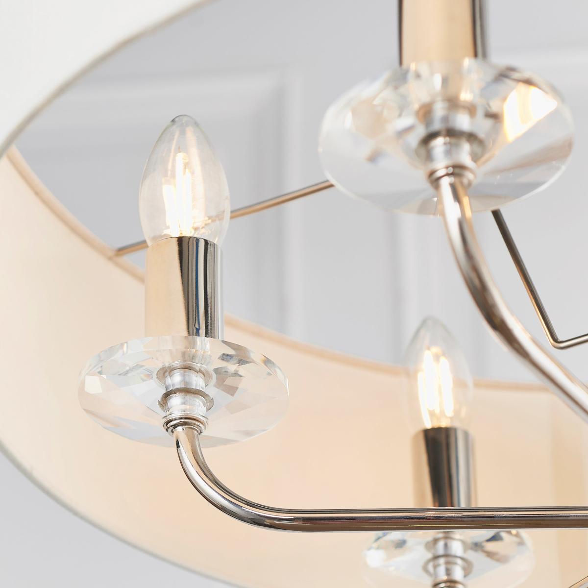 Nixon 6 Pendant Light - Bright Nickel – image 4