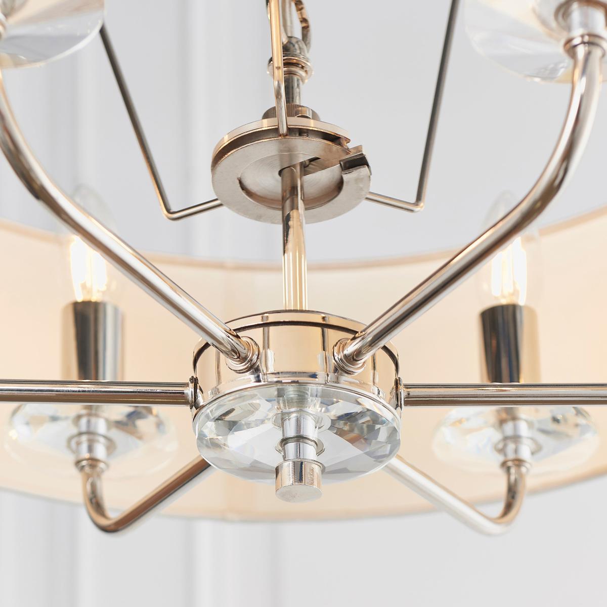 Nixon 6 Pendant Light - Bright Nickel – image 7