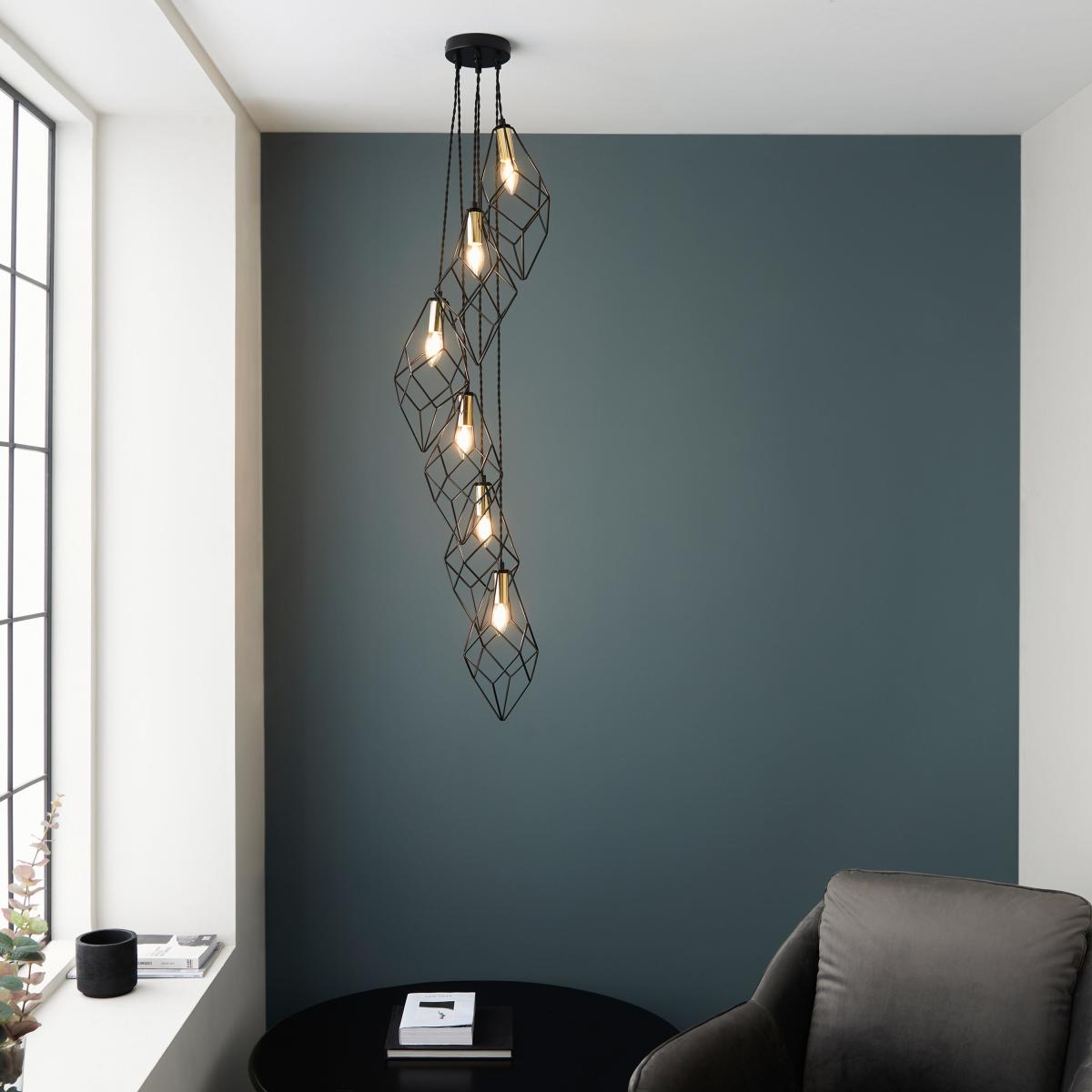 Jaxon 6 Pendant Light - Black – image 2