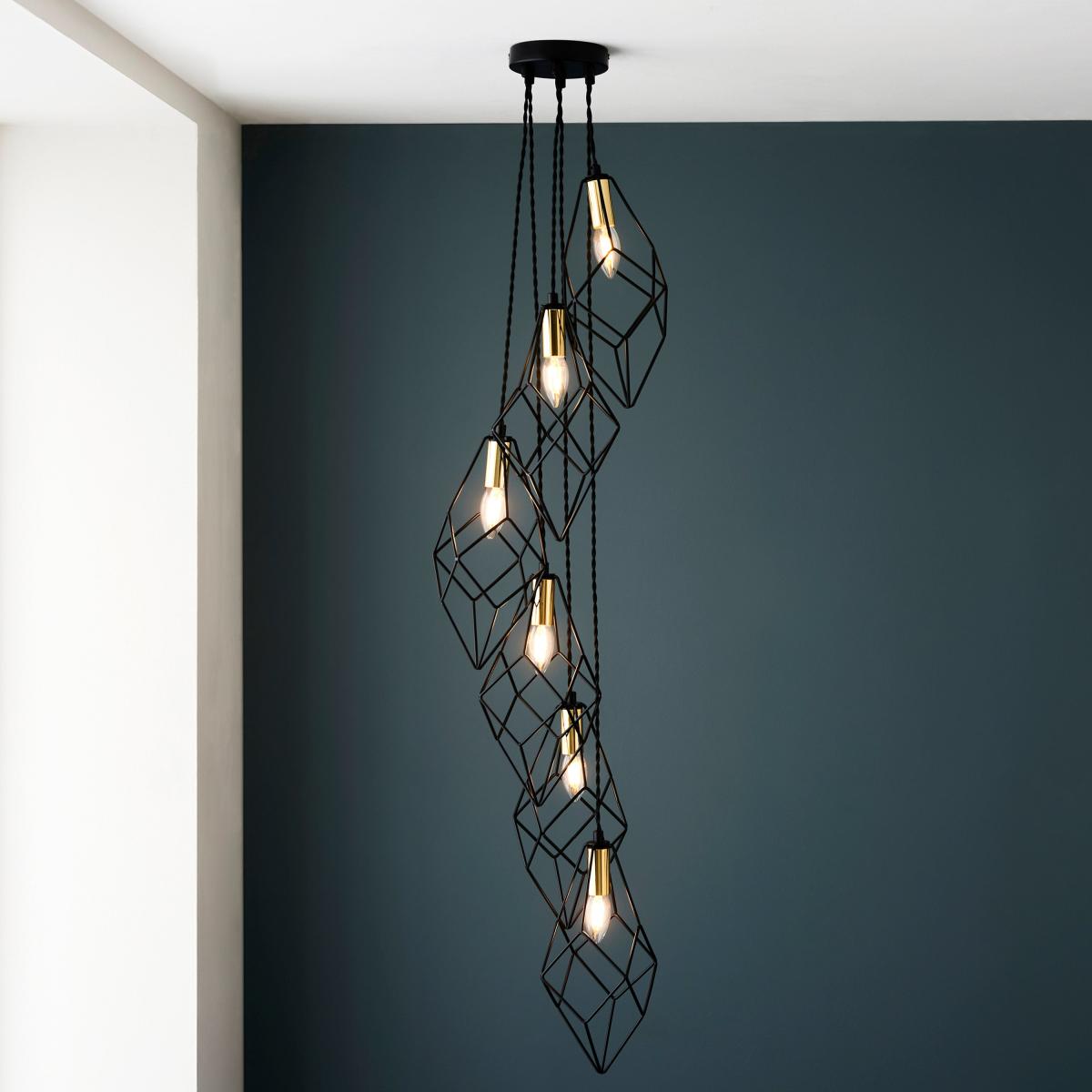 Jaxon 6 Pendant Light - Black – image 1