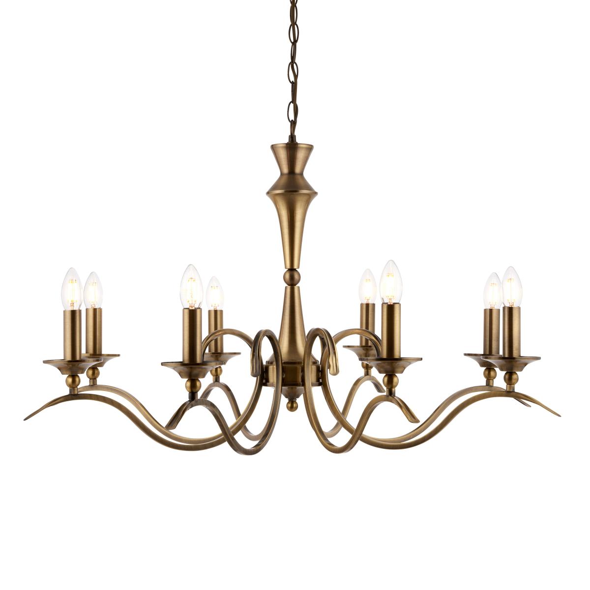 Kora 8 Pendant Light - Antique Brass – image 2