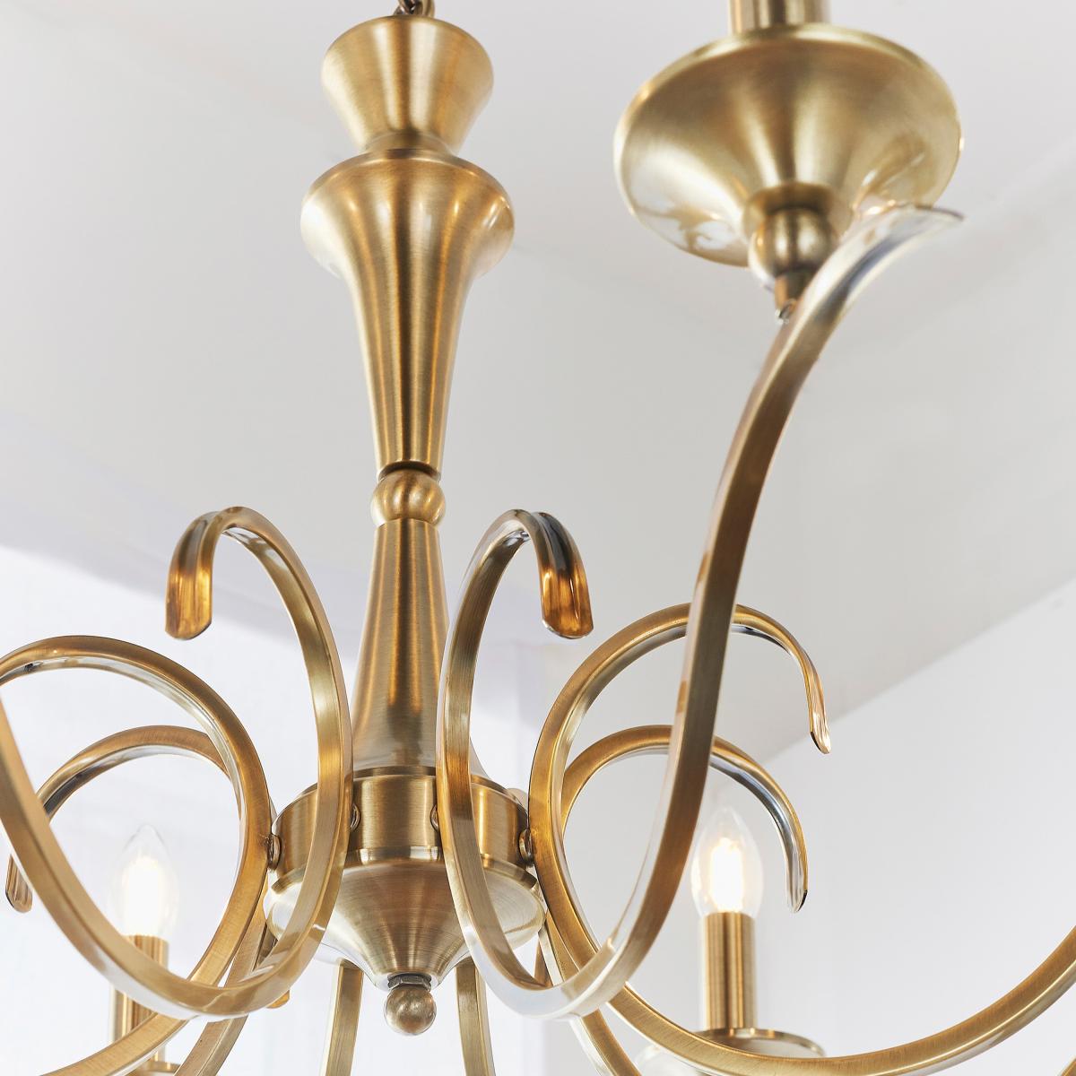 Kora 8 Pendant Light - Antique Brass – image 4