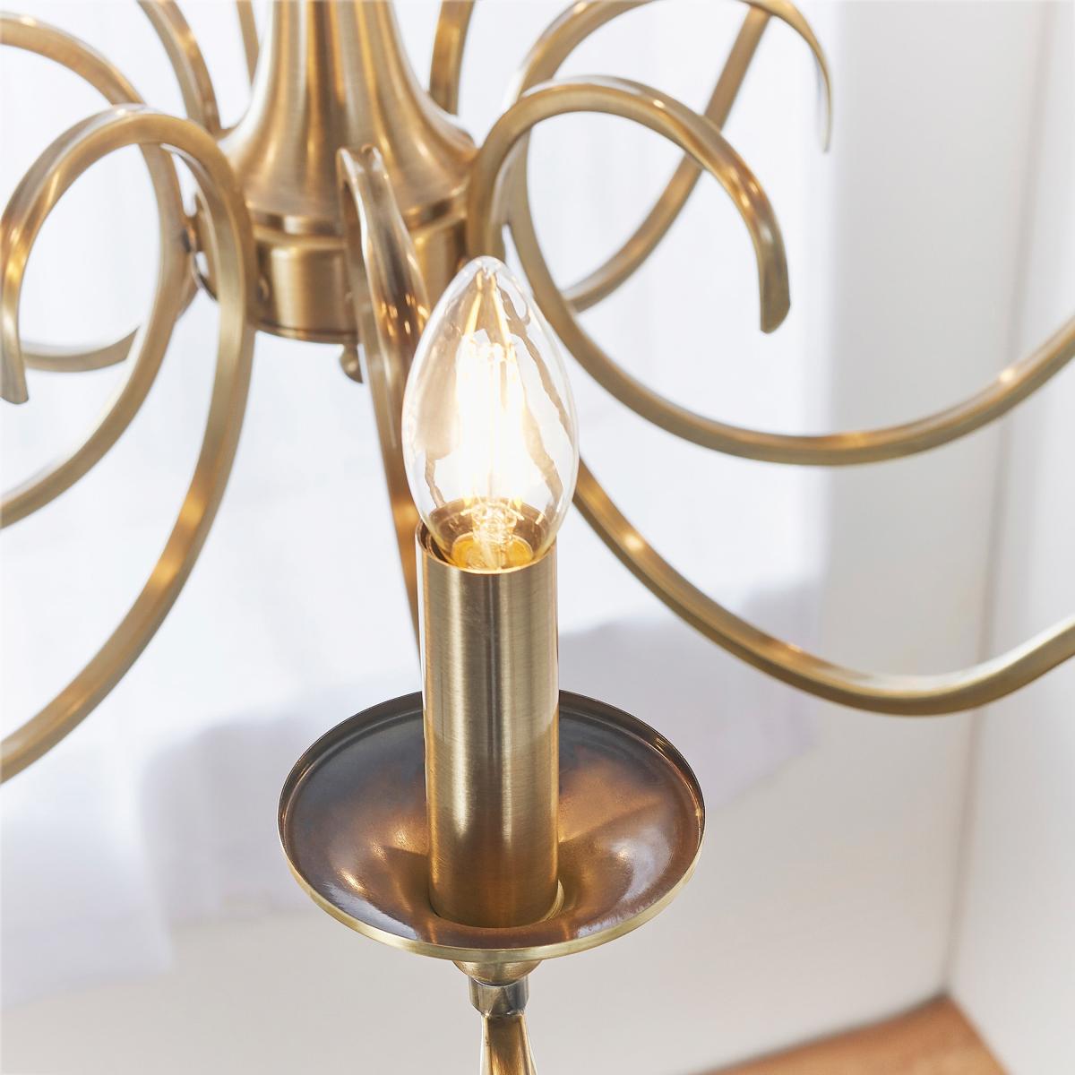 Kora 8 Pendant Light - Antique Brass – image 5