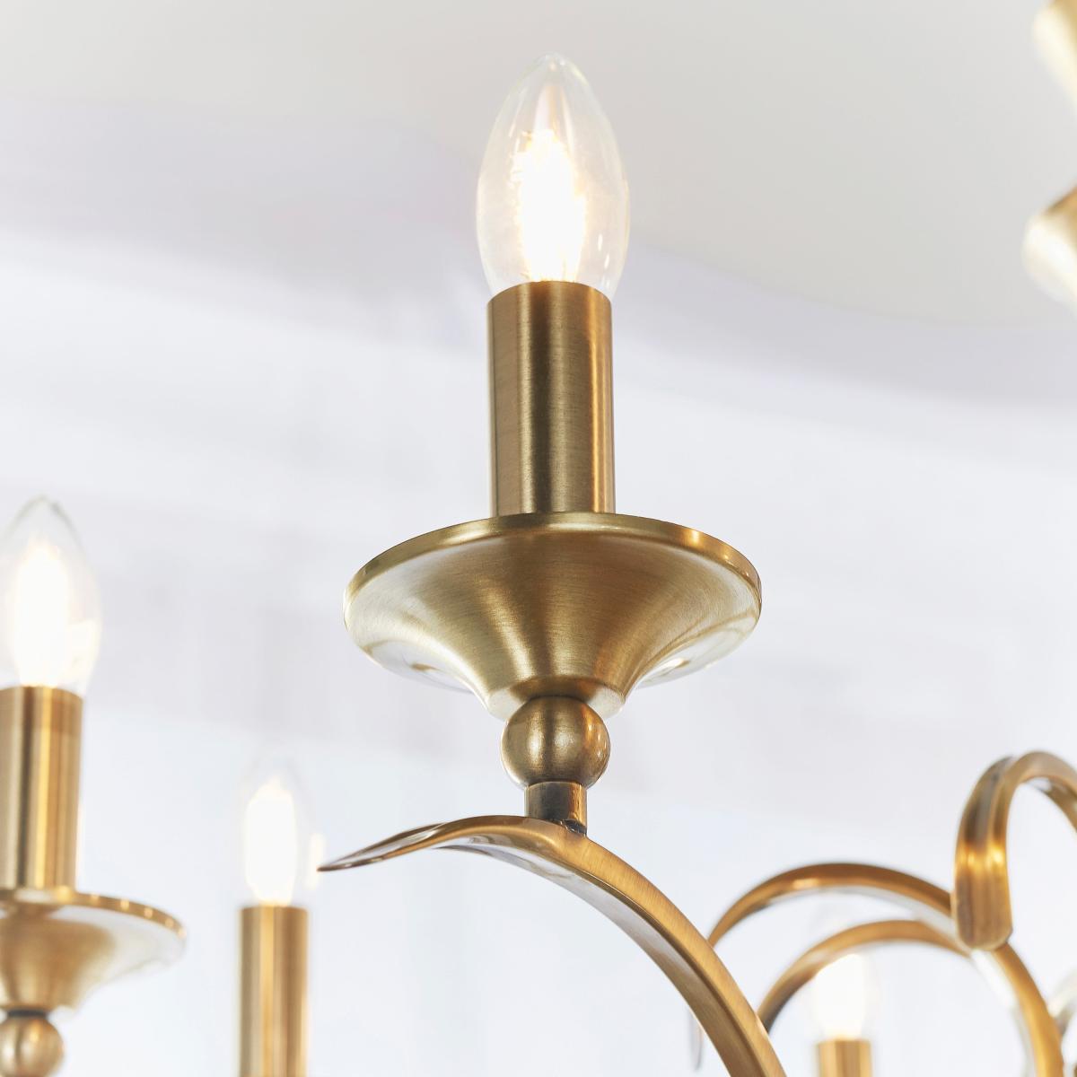 Kora 8 Pendant Light - Antique Brass – image 6