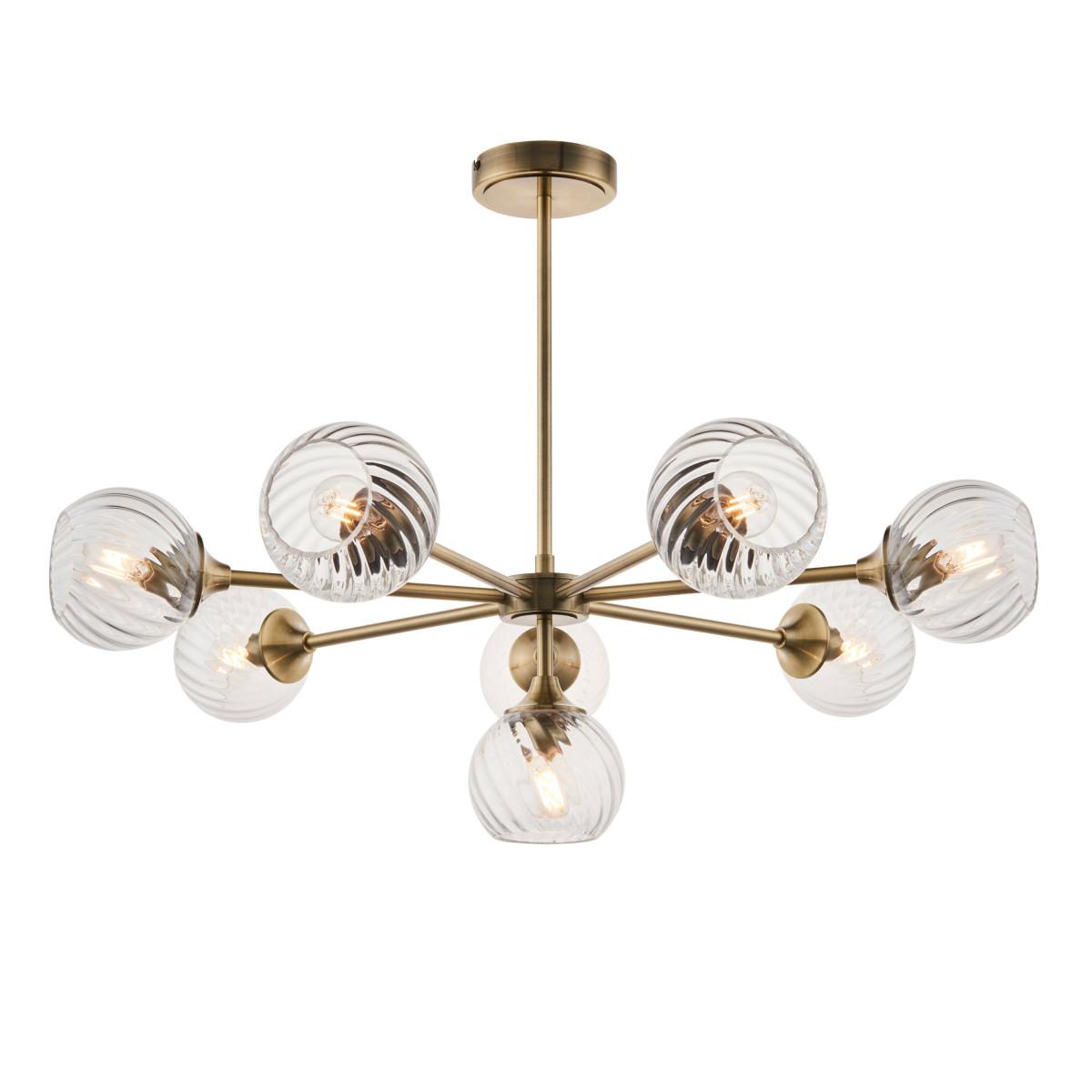 Allegra 8 Pendant Light - Antique Brass – image 2