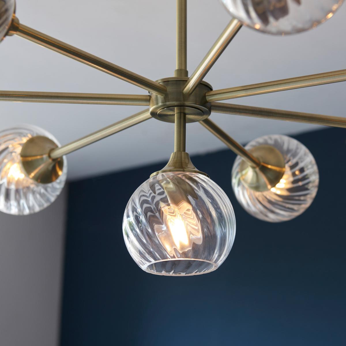 Allegra 8 Pendant Light - Antique Brass – image 5