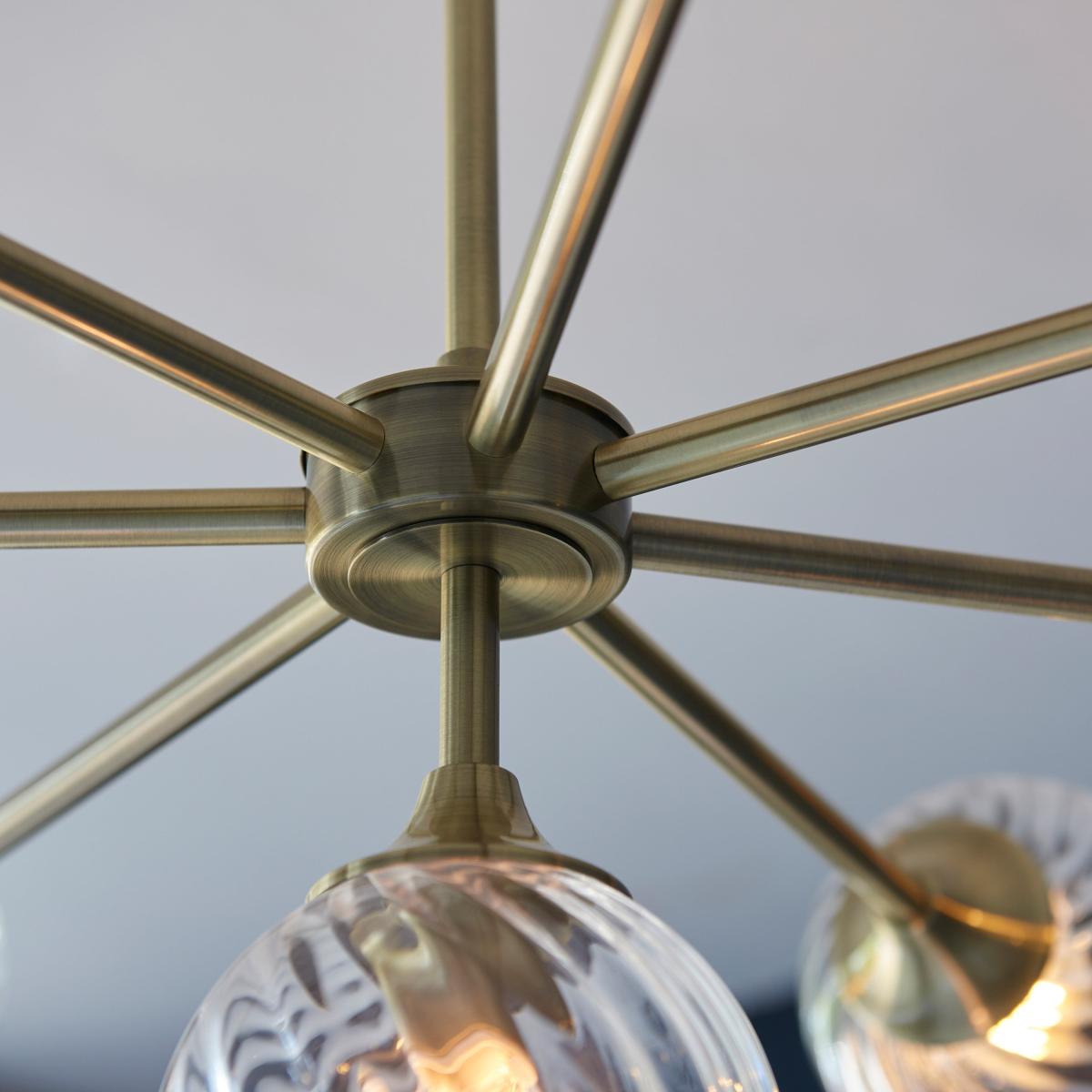 Allegra 8 Pendant Light - Antique Brass – image 6