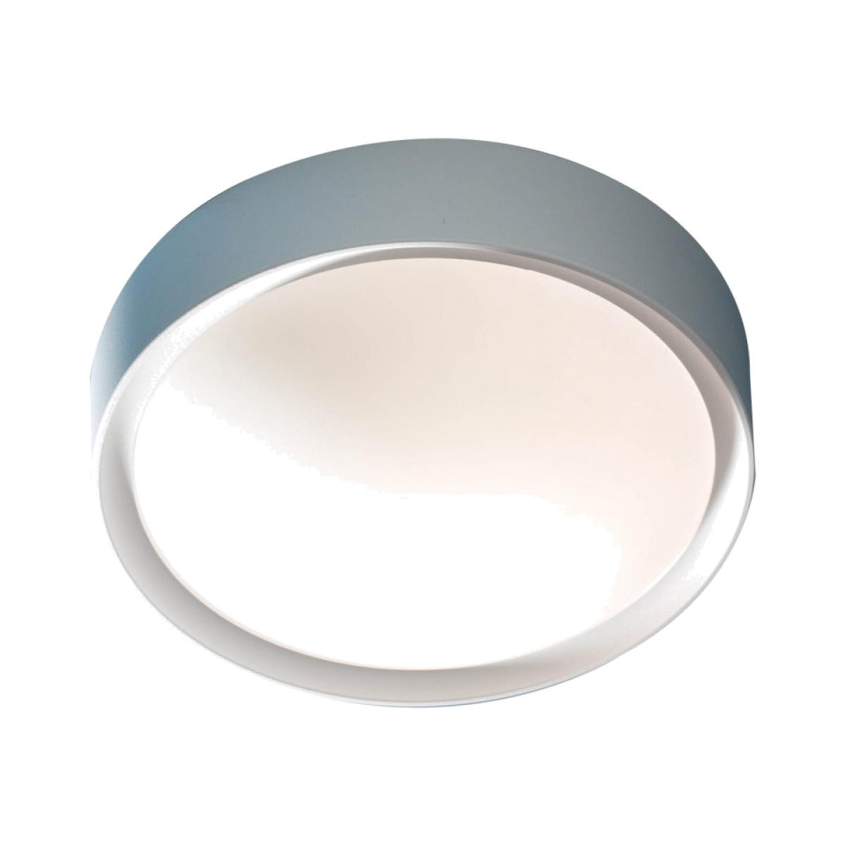 dar lighting BET52 Beta 1 Light Flush Ceiling Light White IP44