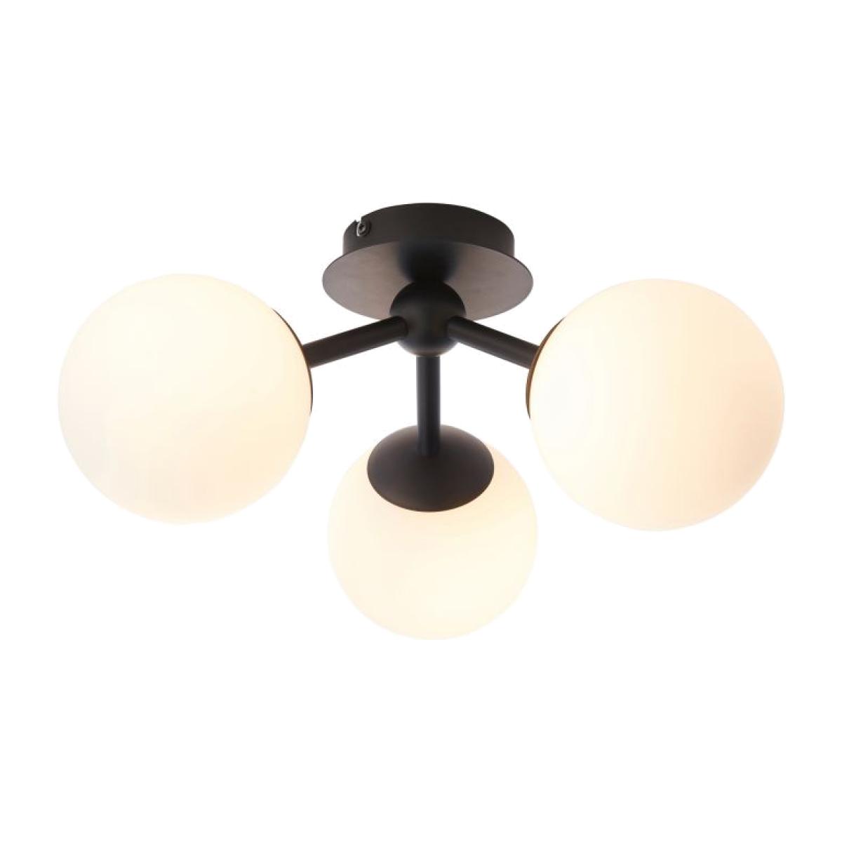 Berisso 3 Light Bathroom Light - Black