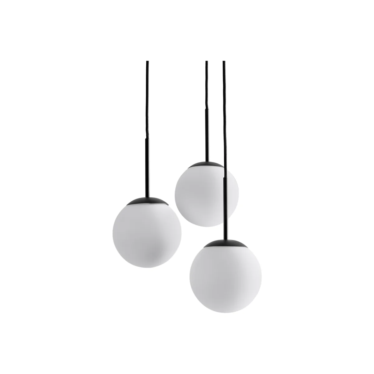 Theide Metal & Opaline Cluster Pendant Light – image 1