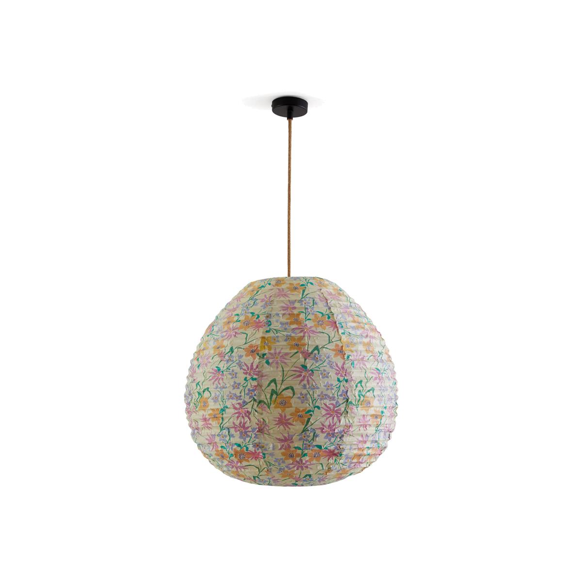 Printa 55cm Diameter Floral Patterned Ceiling Light – image 1