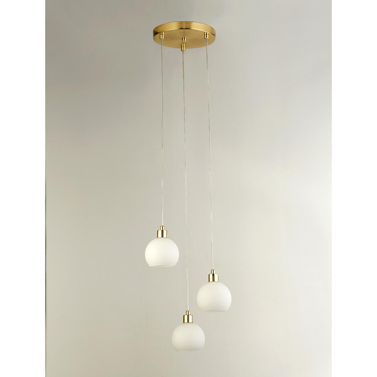 Gold And White Cluster Ceiling Light – image 2