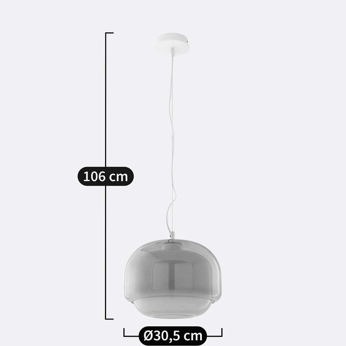 Kinoko Ceiling Light in Coloured Glass Ø30.5cm – image 8